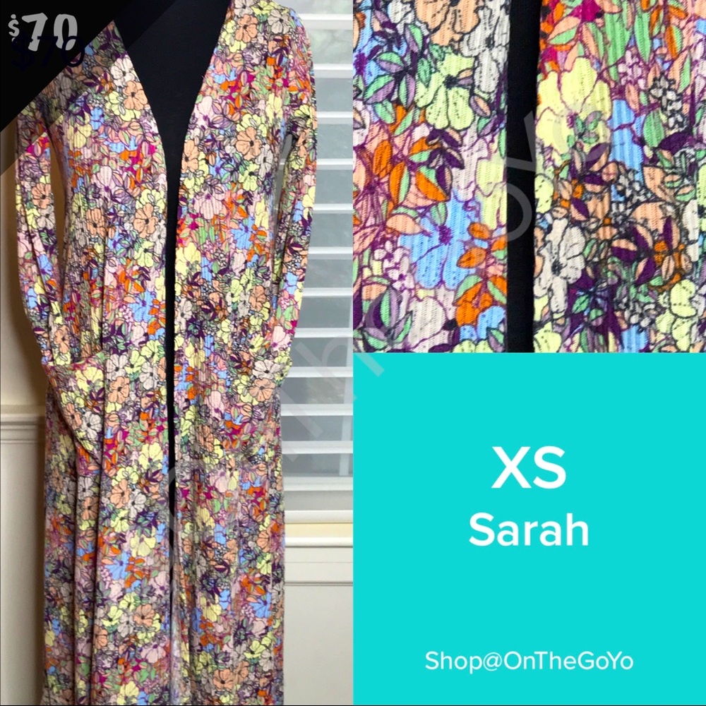 LLR Sarah Cardigan-full length, long sleeve, duster style cardigan